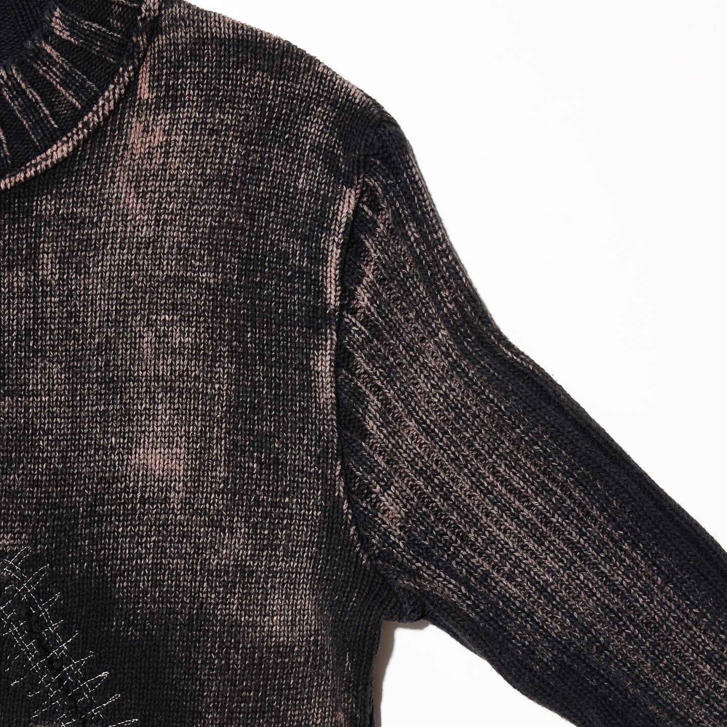 vintage repaired acid sweater