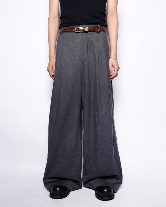 vintage banana republic tucked wide leg slacks