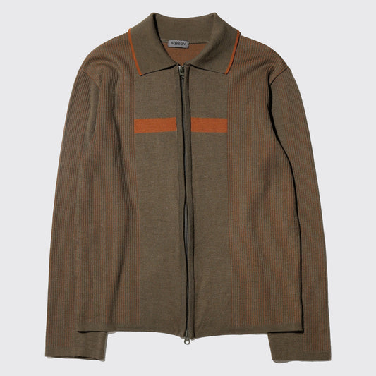 vintage line knit jacket