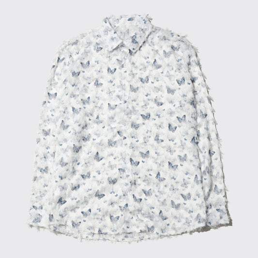 vintage butterfly shaggy shirt