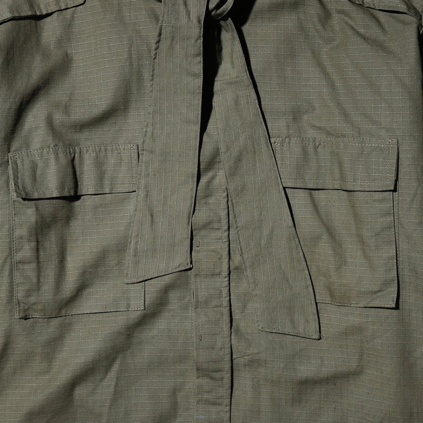*one-off cropped bowtie field shirt