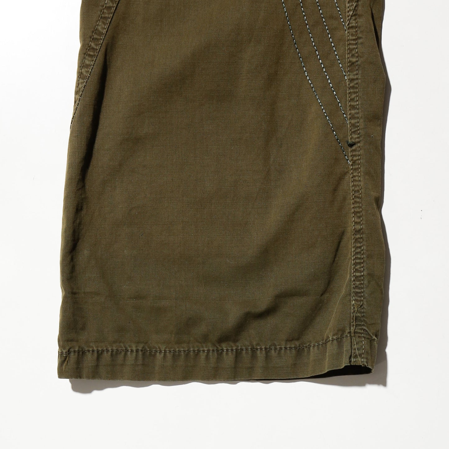 *one-off broken layered trousers
