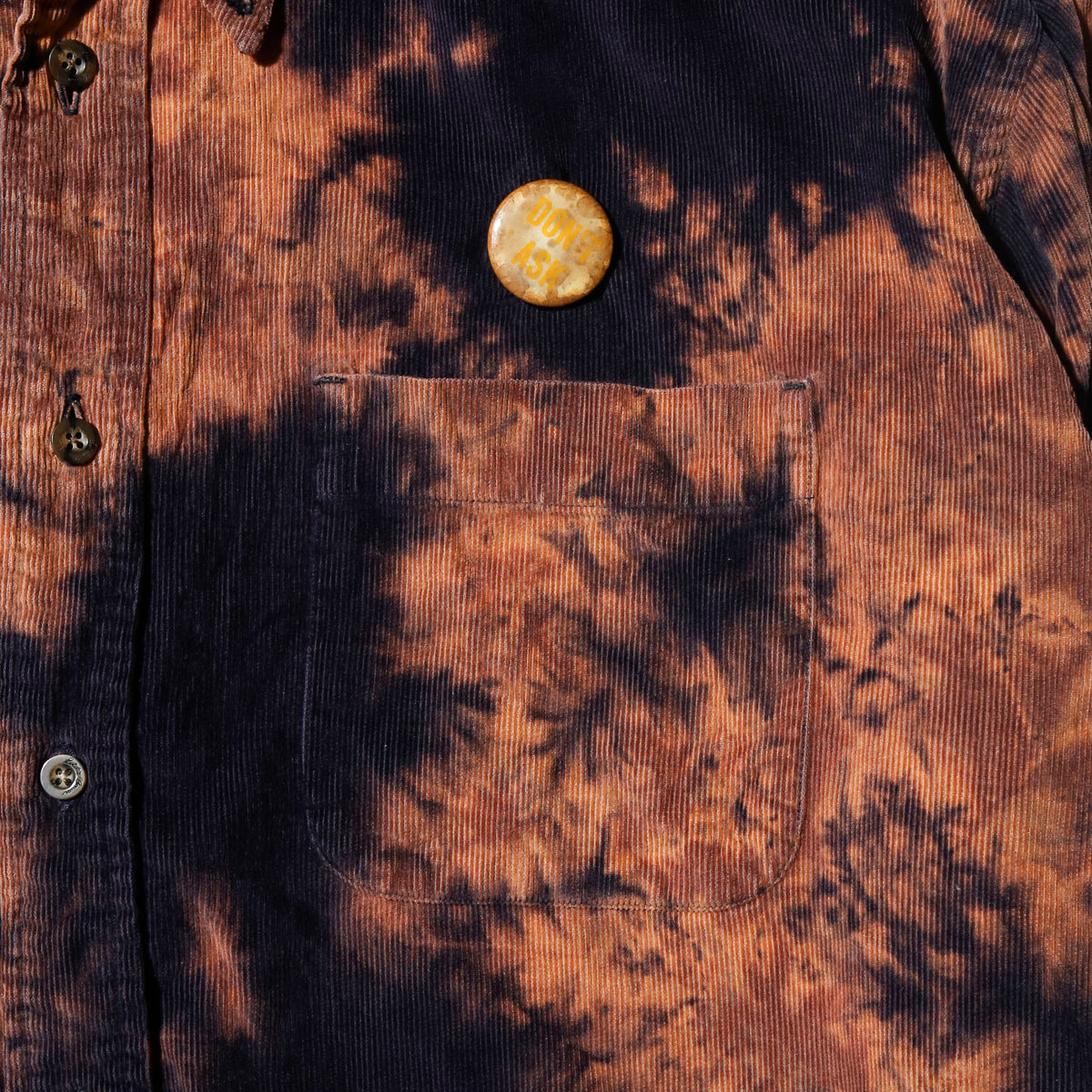 vintage distressed corduroy shirt