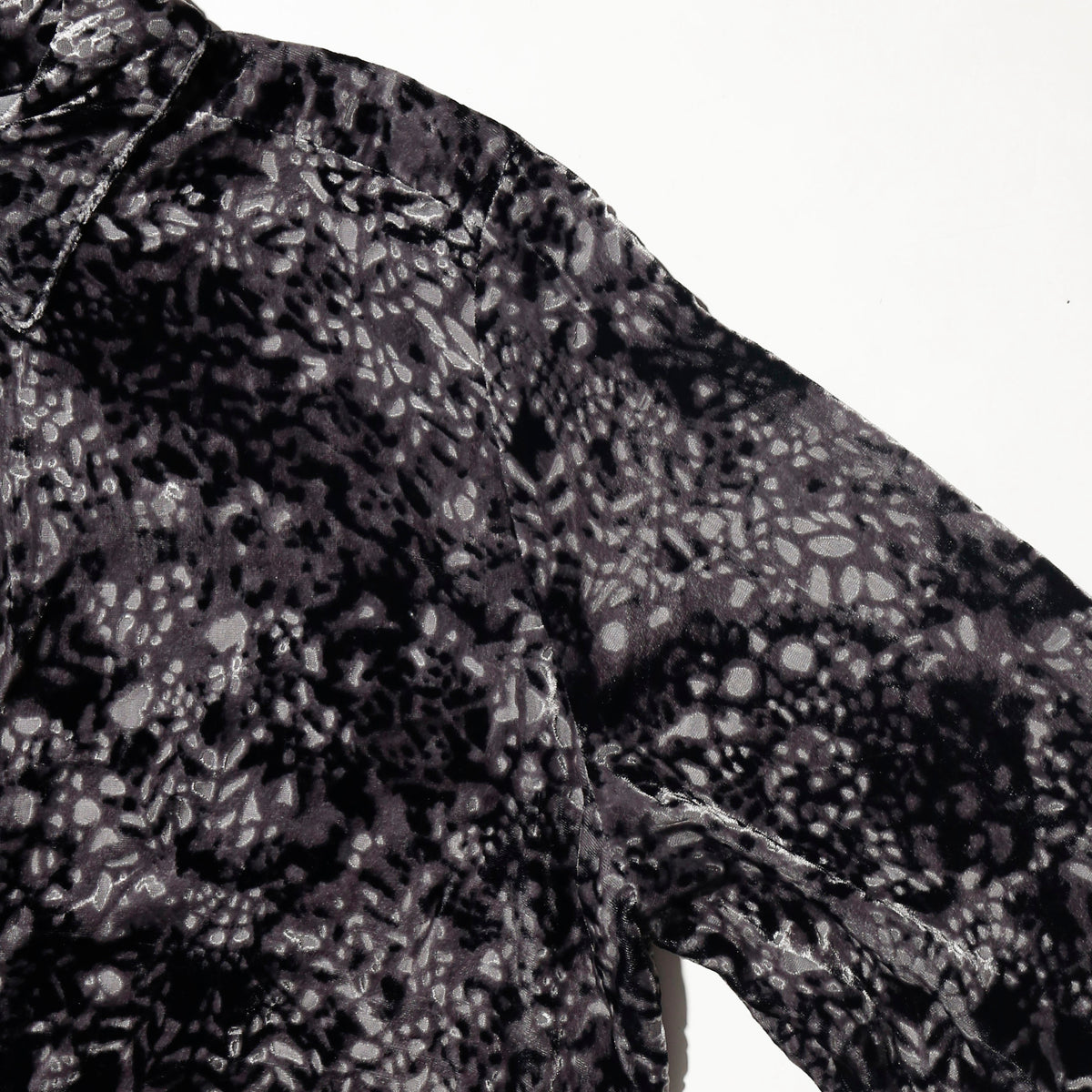 vintage abstract velour shirt