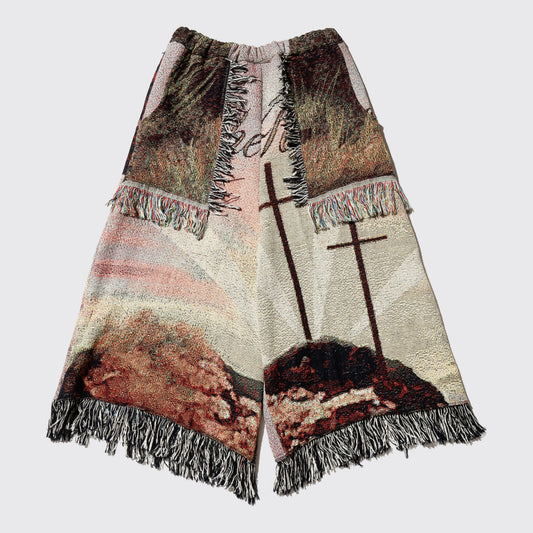 *one-off rug wide shorts