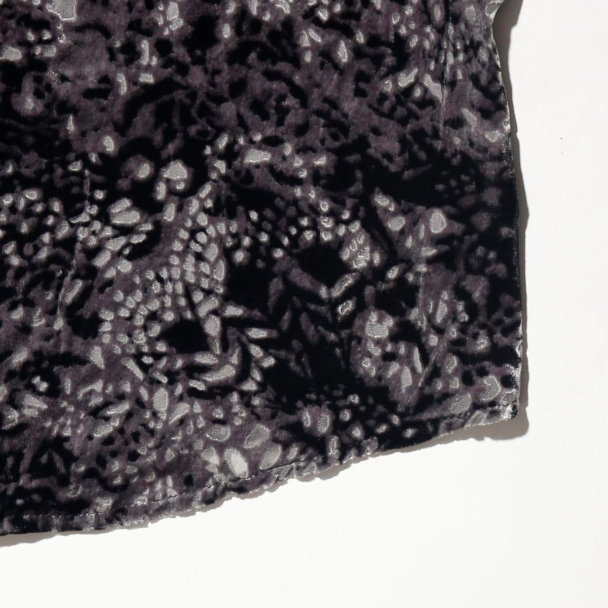 vintage abstract velour shirt