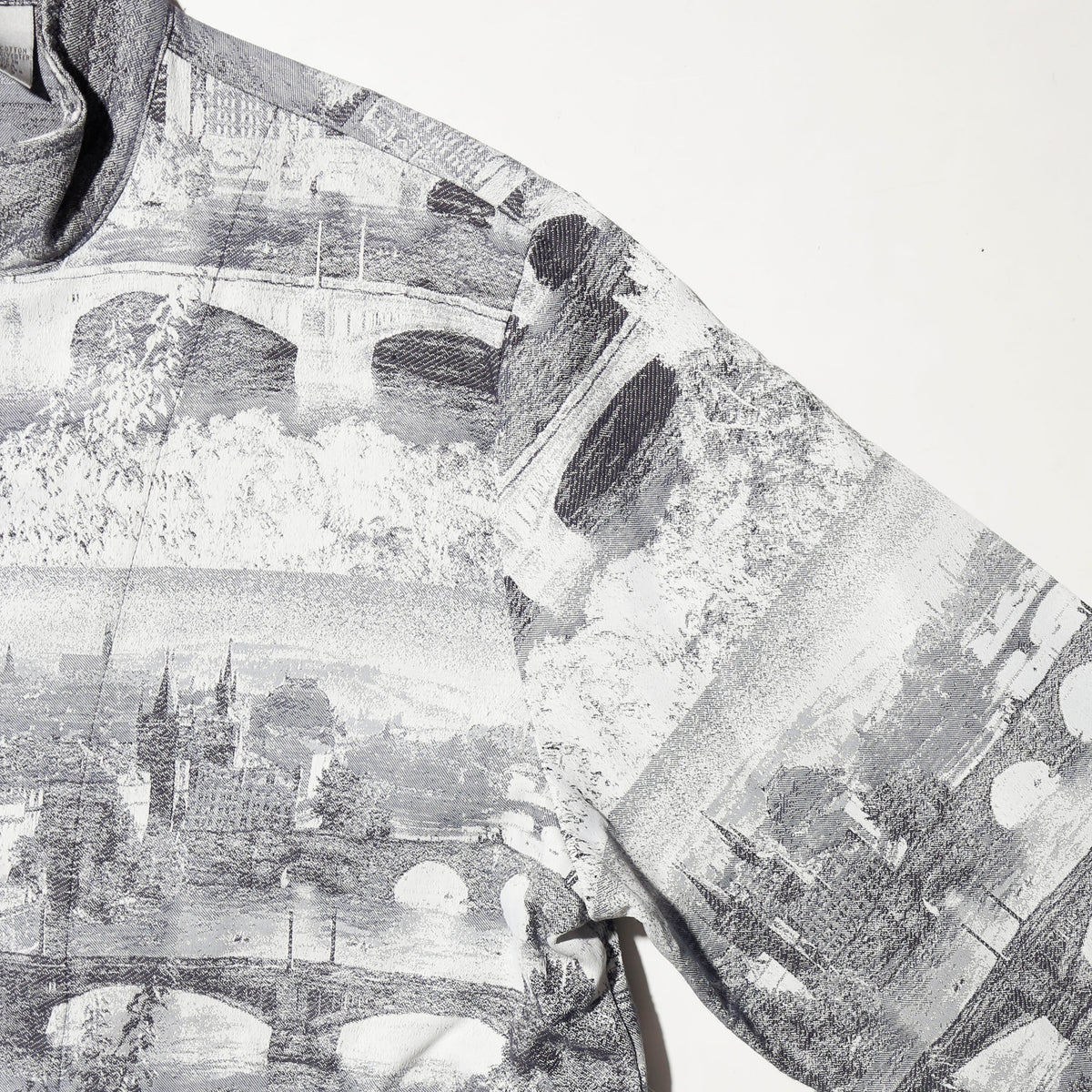 vintage chico's london bridge jacquard jacket