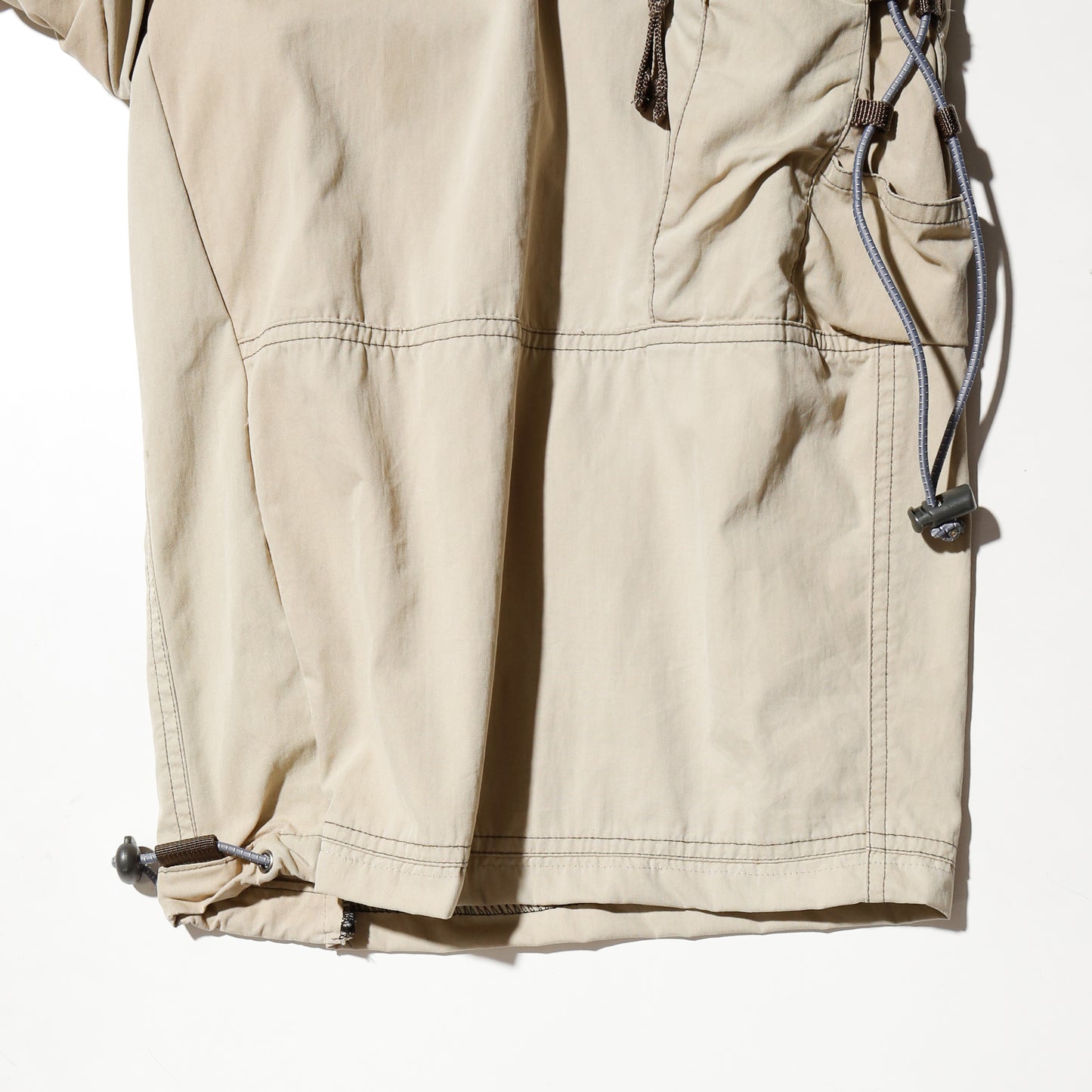 vintage utility wide cargo shorts