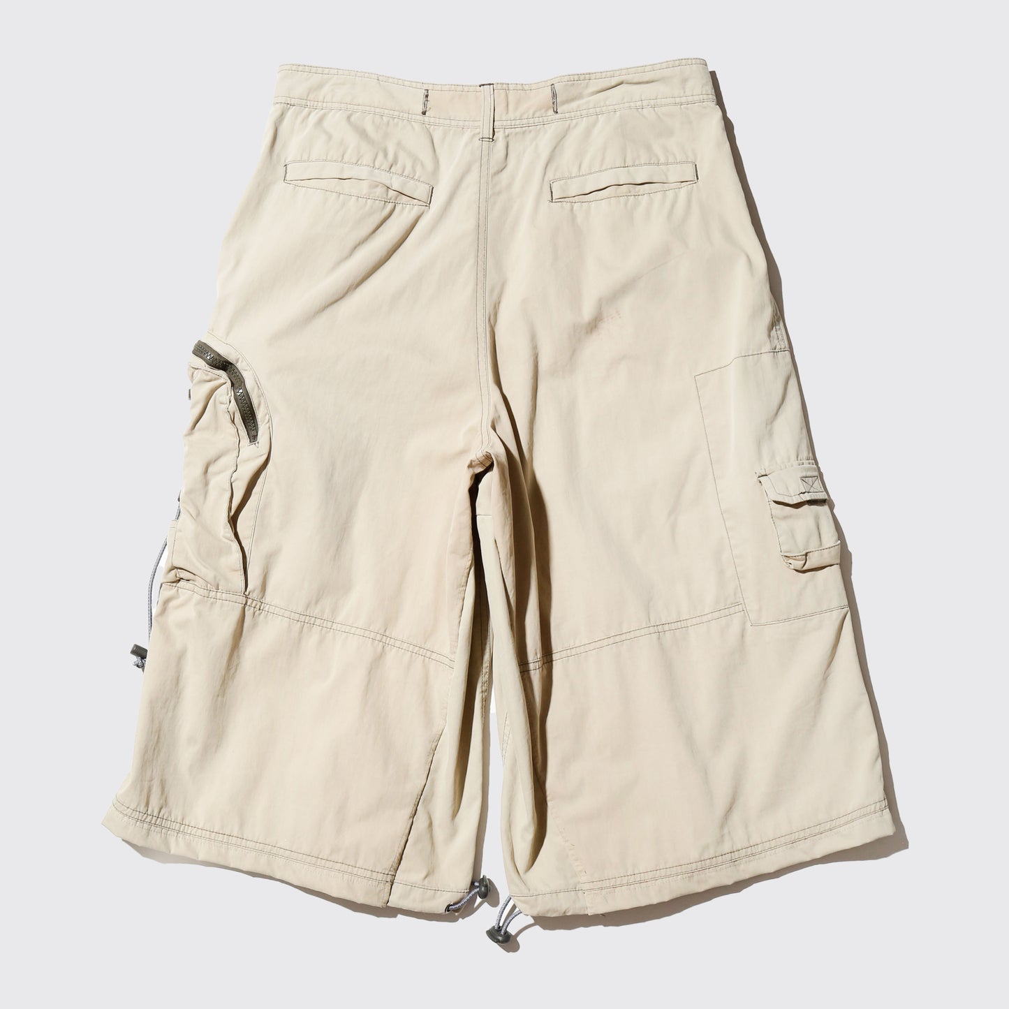 vintage utility wide cargo shorts