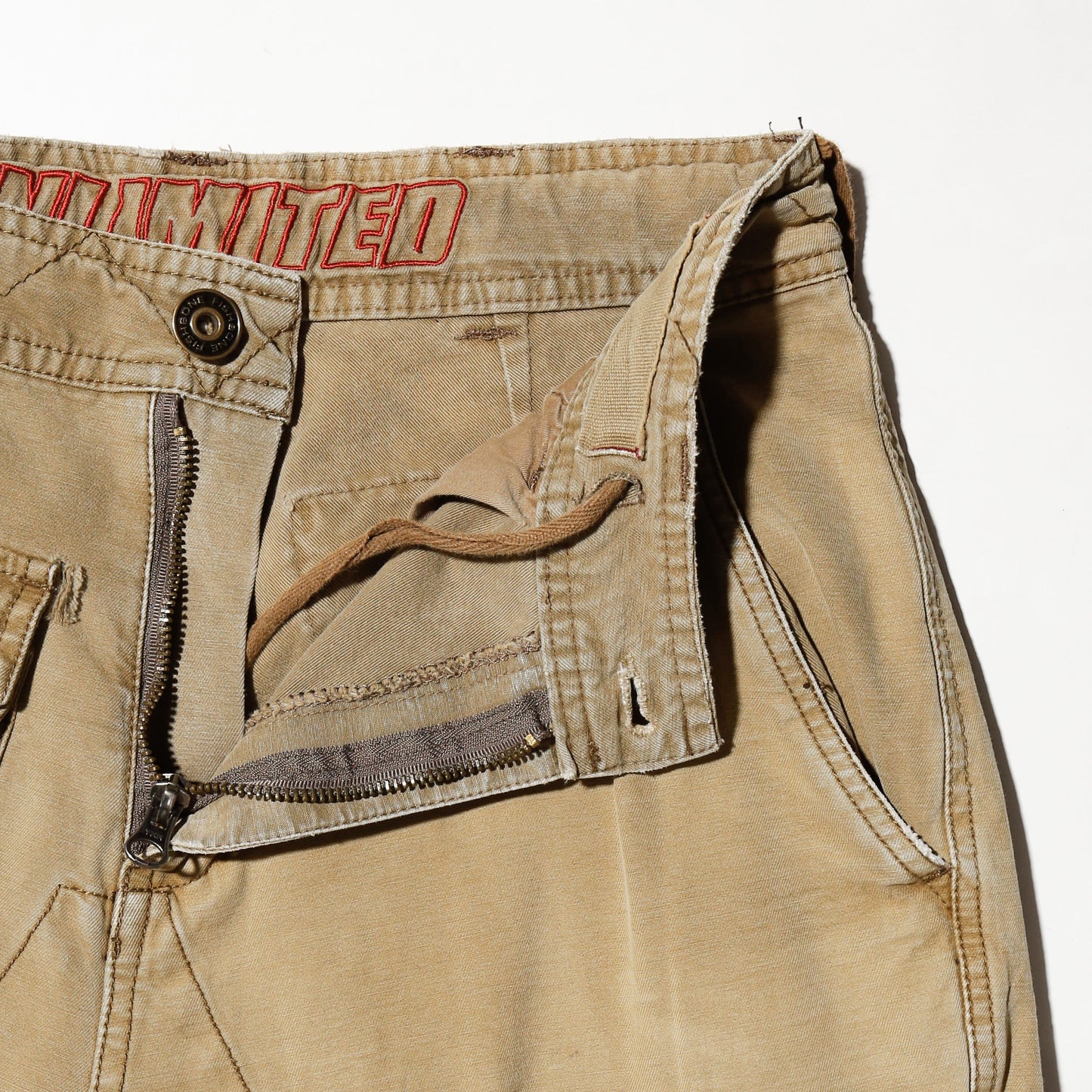 vintage utility wide cargo shorts