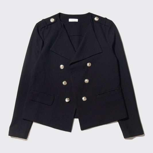 vintage calvin klein cropped officer jacket