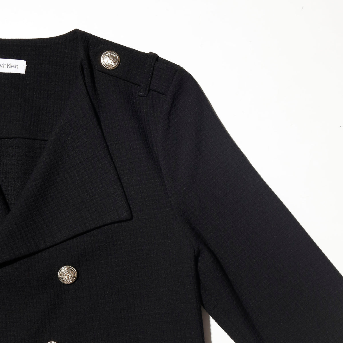 vintage calvin klein cropped officer jacket