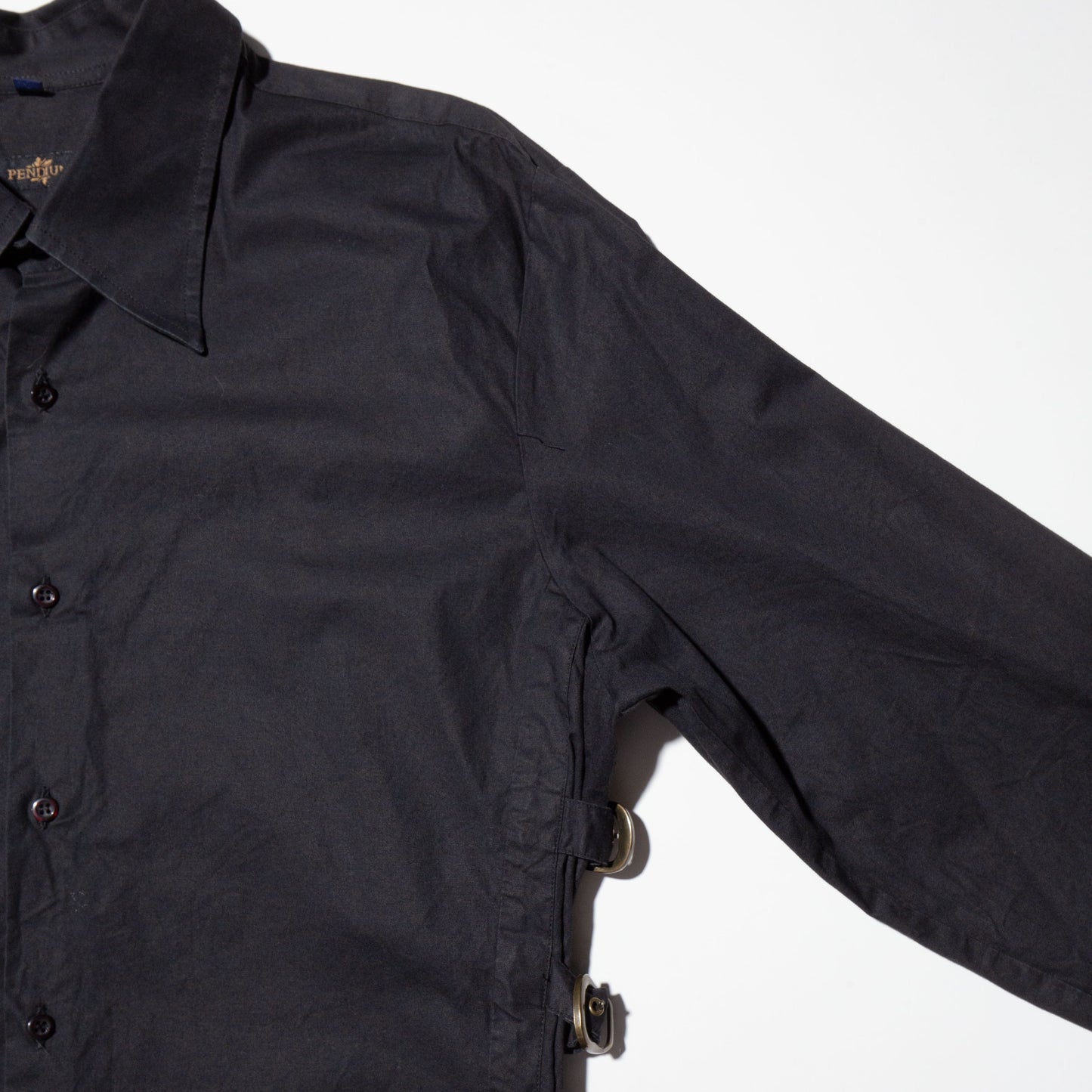 vintage bondage belted shirt