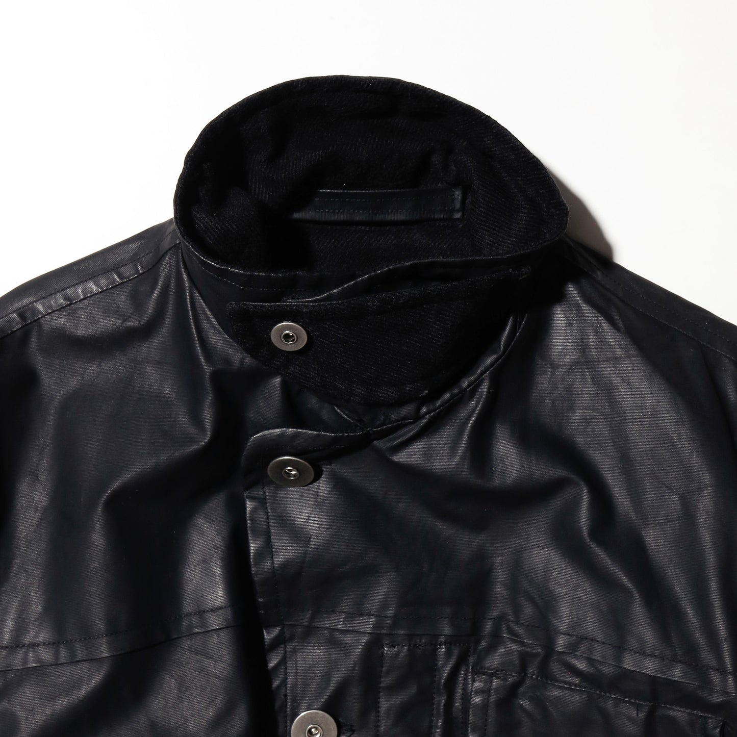 *one-off redskins ribbed coating jacket
