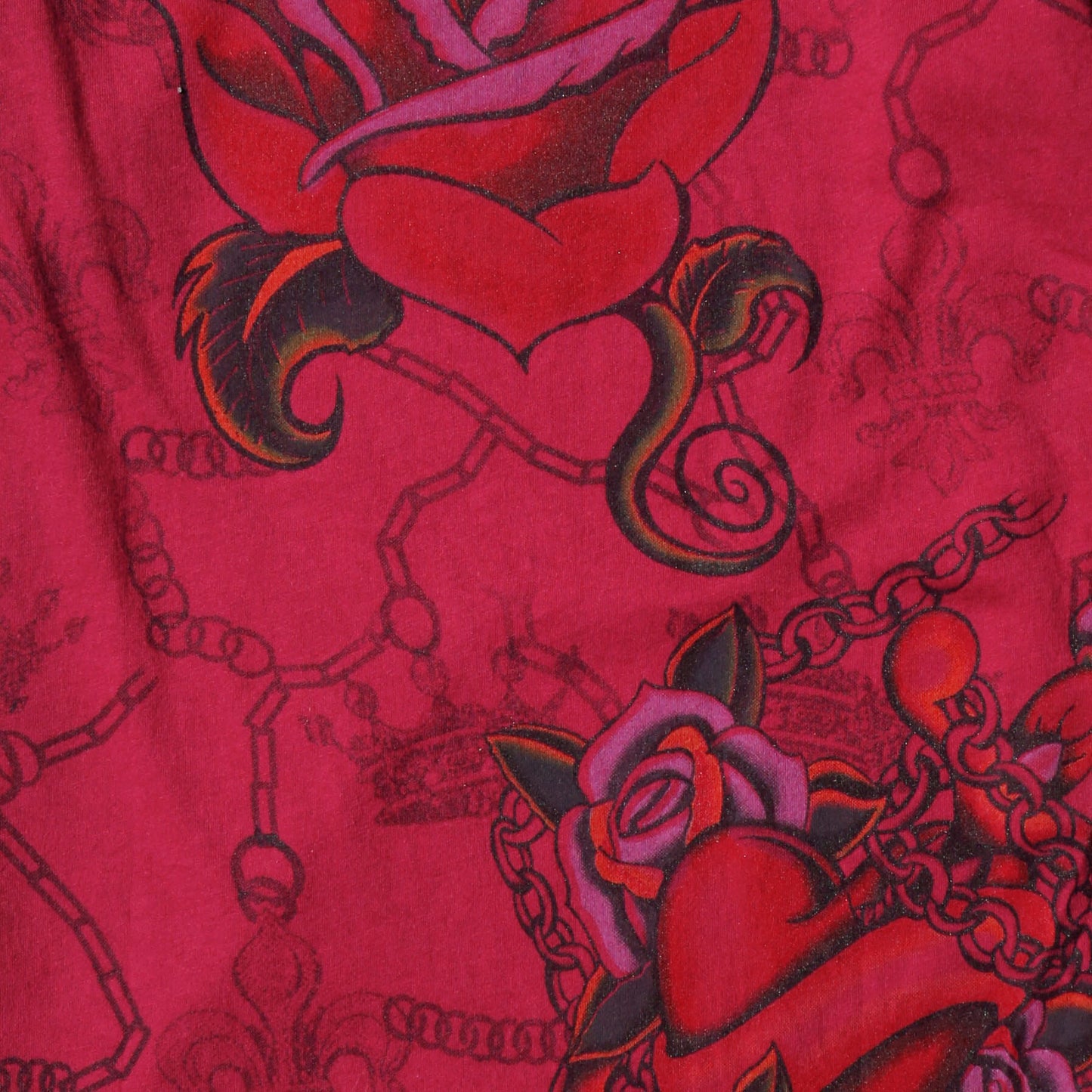 vintage tatoo sleeve  rhinestone l/s