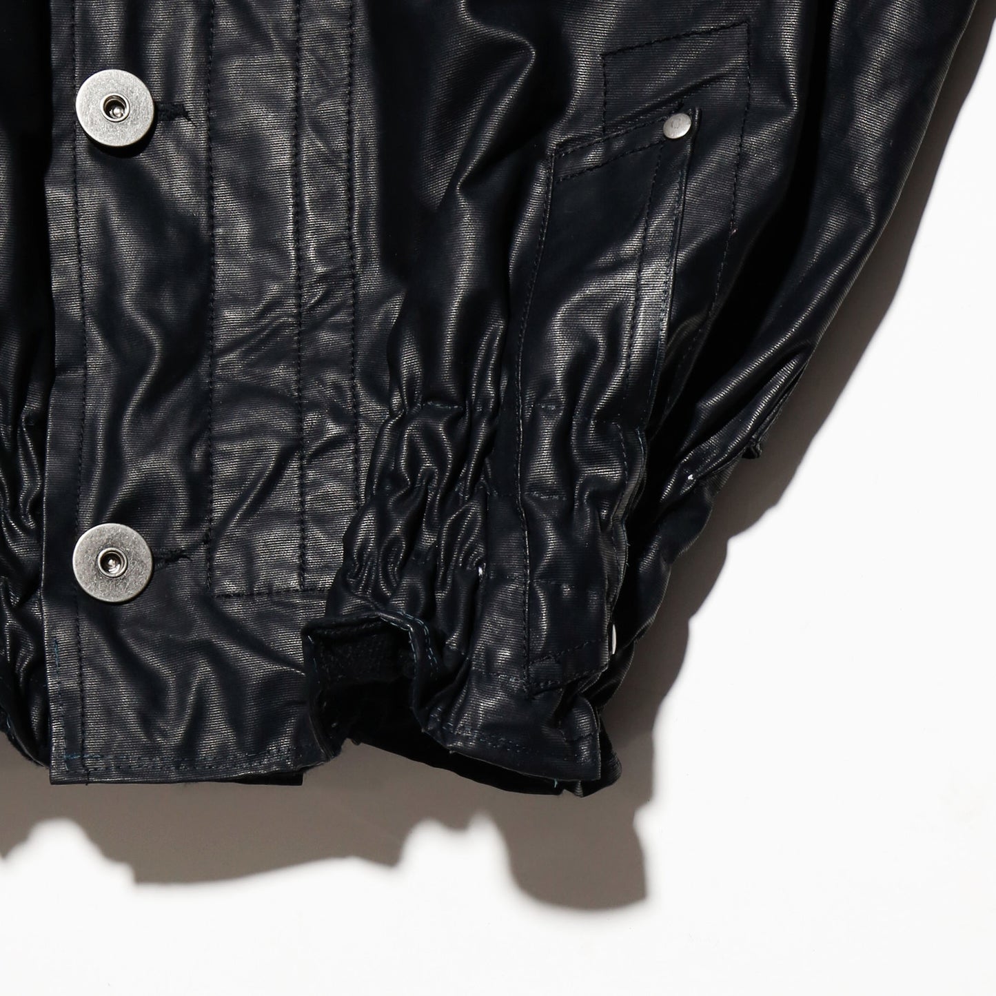 *one-off redskins ribbed coating jacket