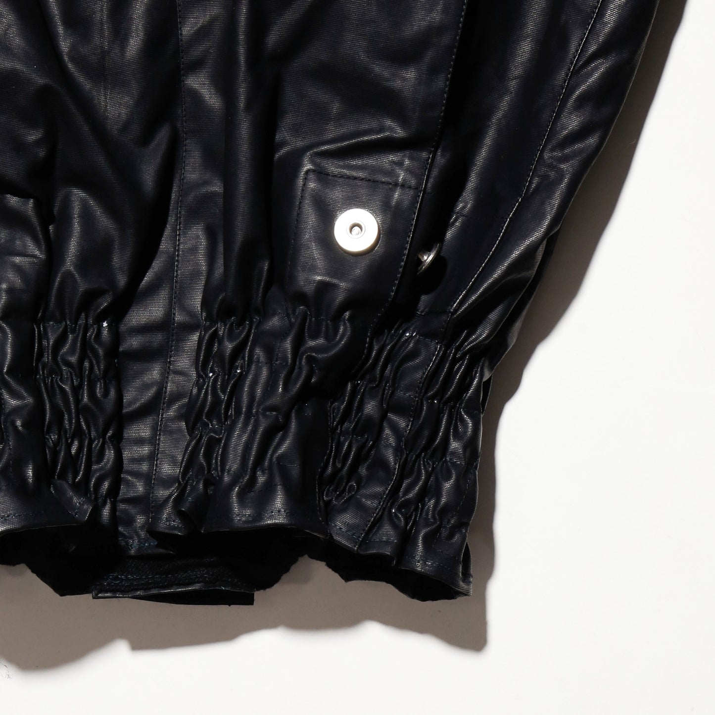 *one-off redskins ribbed coating jacket