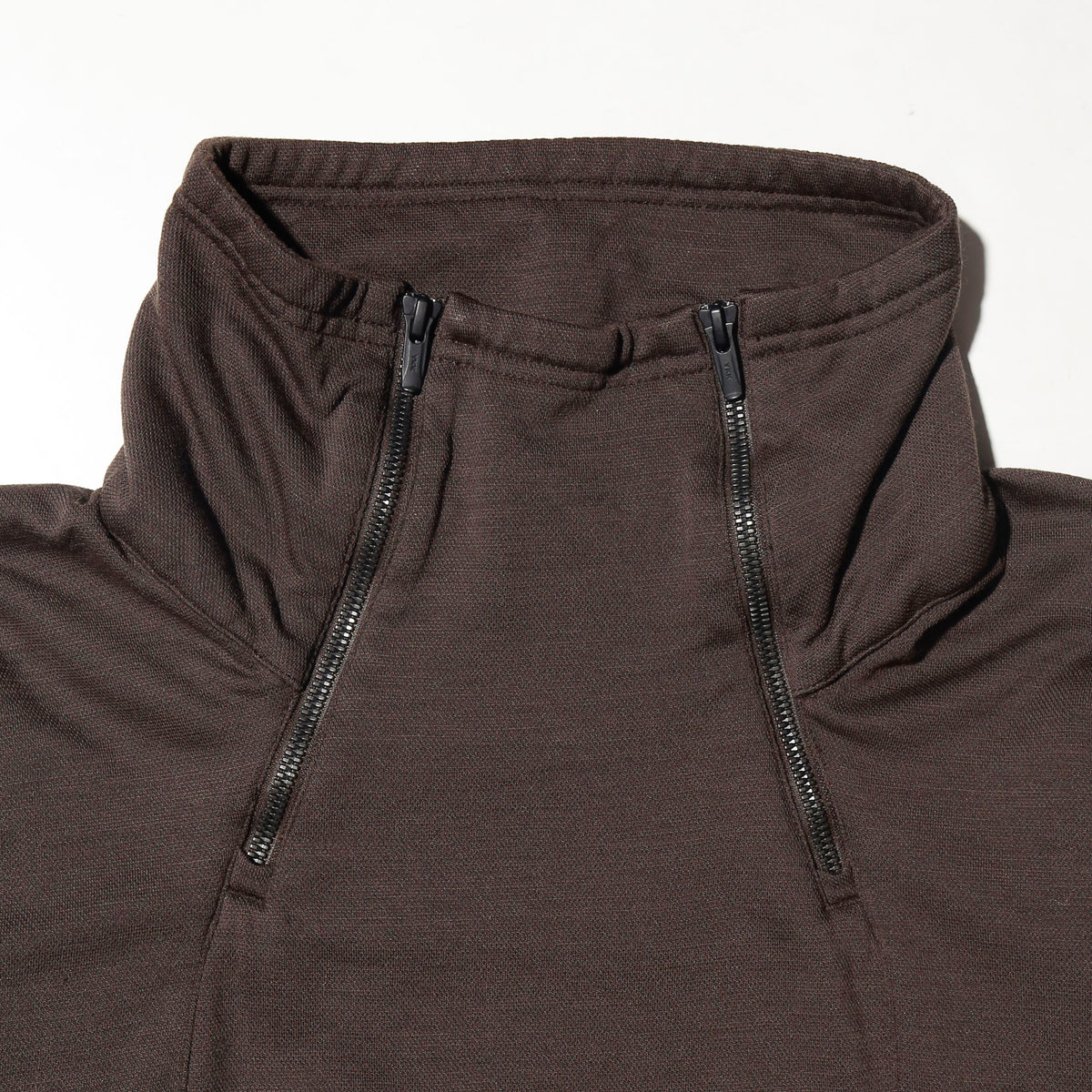 vintage dual zip funnel pullover
