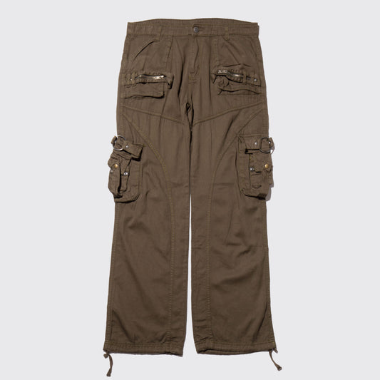 vintage ring parachute trousers
