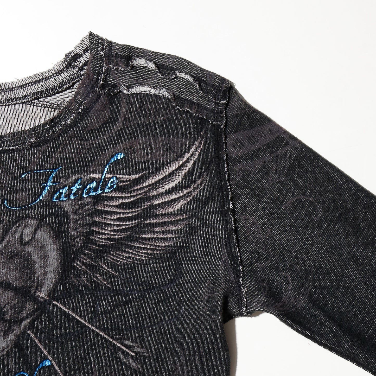 vintage reversible feather cut sew