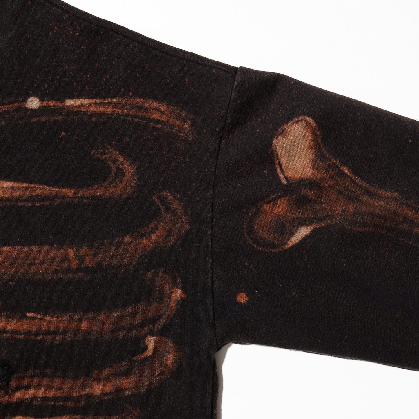 *one-off broken skelton hoodie