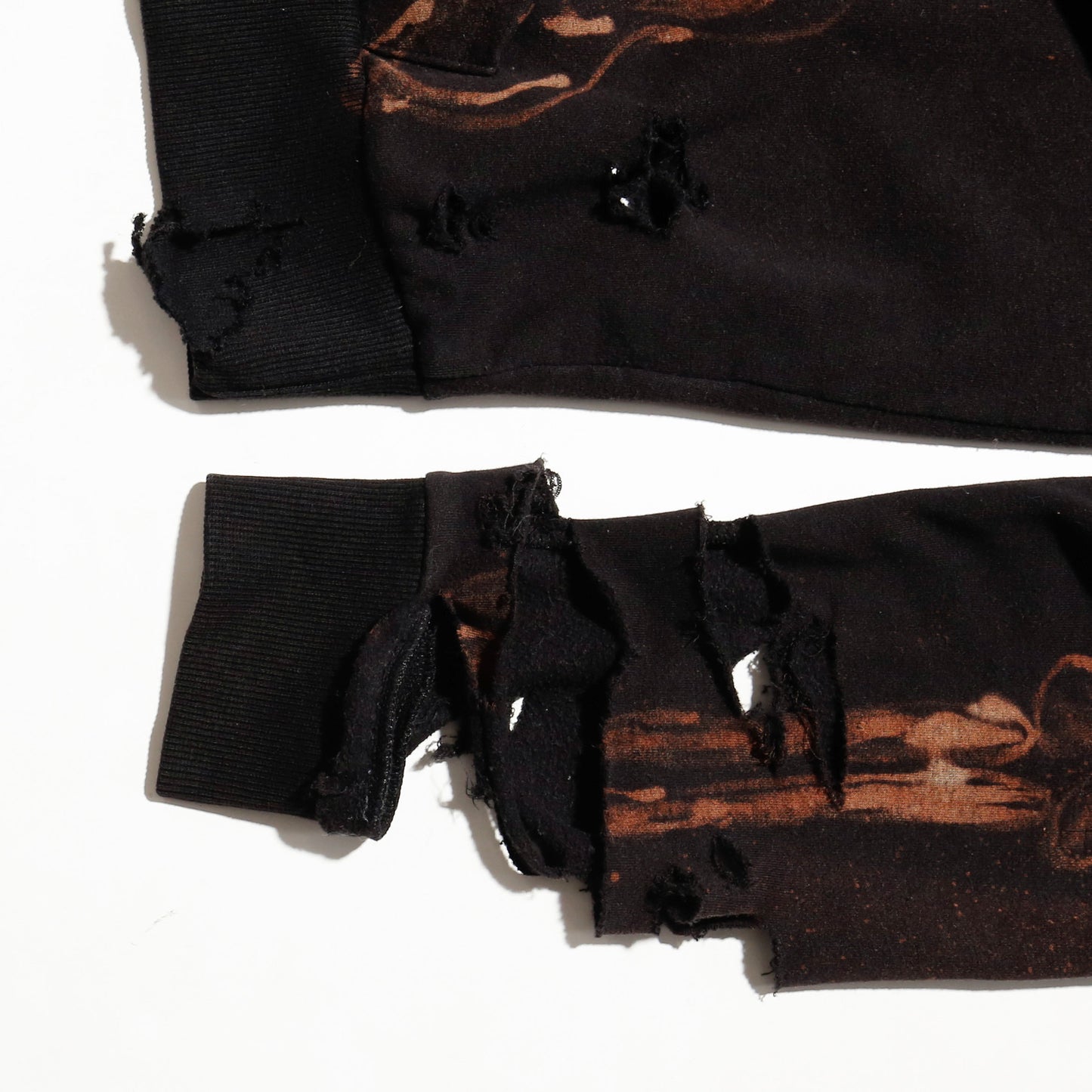 *one-off broken skelton hoodie