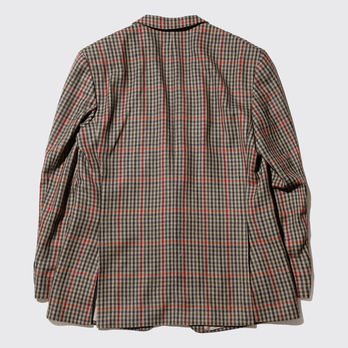 vintage 80's Yves Saint Laurent check single tailored jacket
