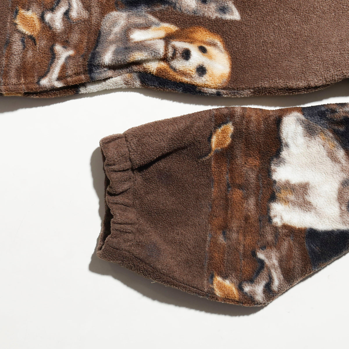 vintage 90's dog freece jacket