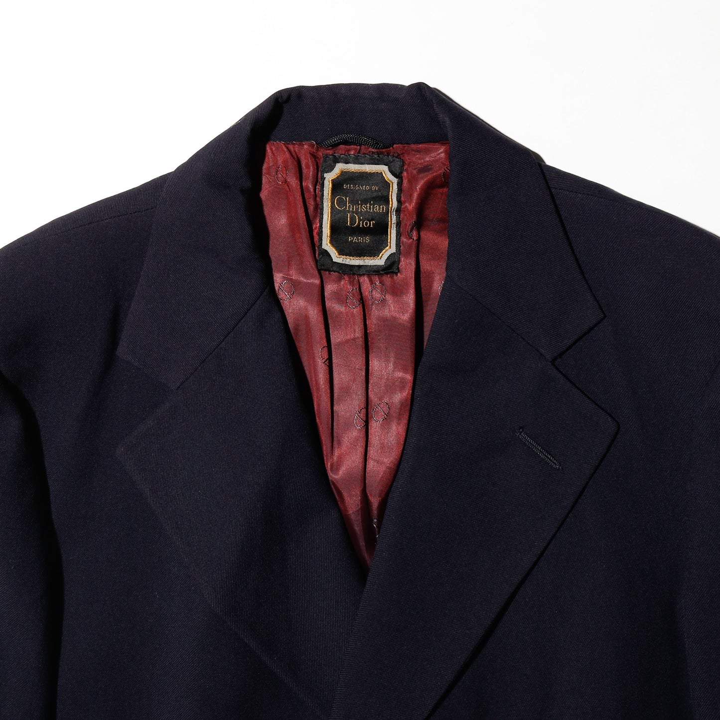 vintage 80's Dior 3b chesterfield coat