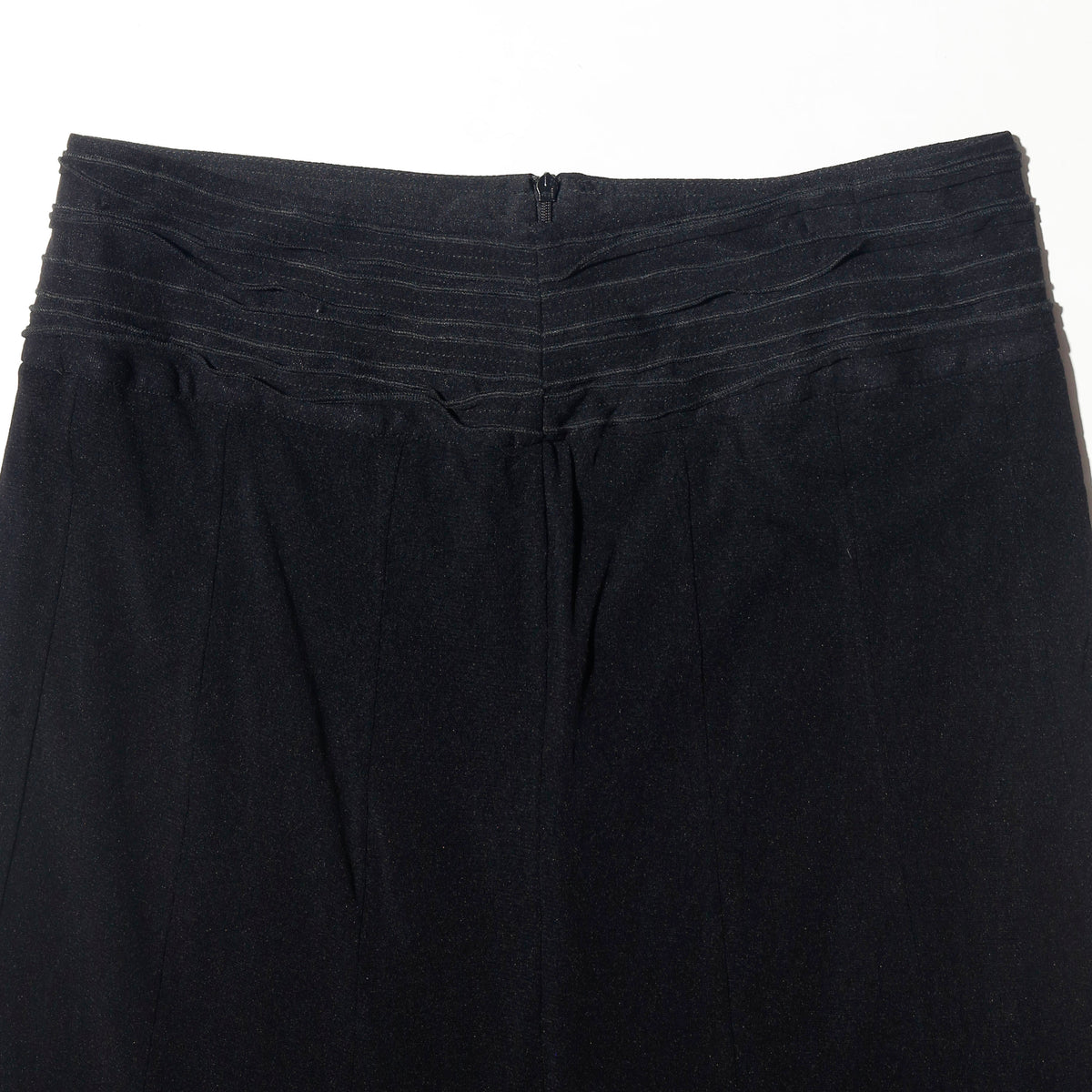 vintage frayed hem skirt