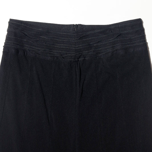 vintage frayed hem skirt