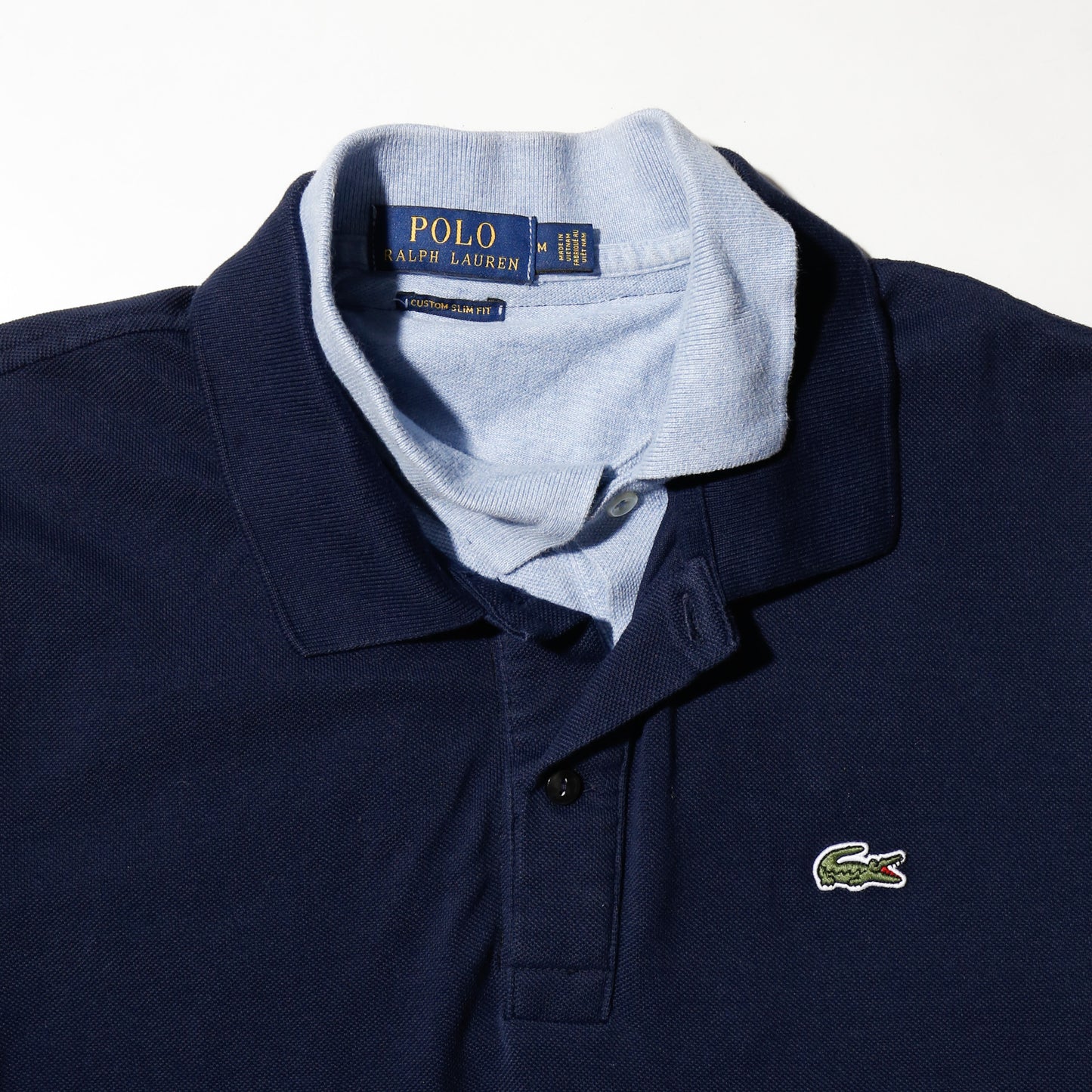 *one-off layered polo h/s