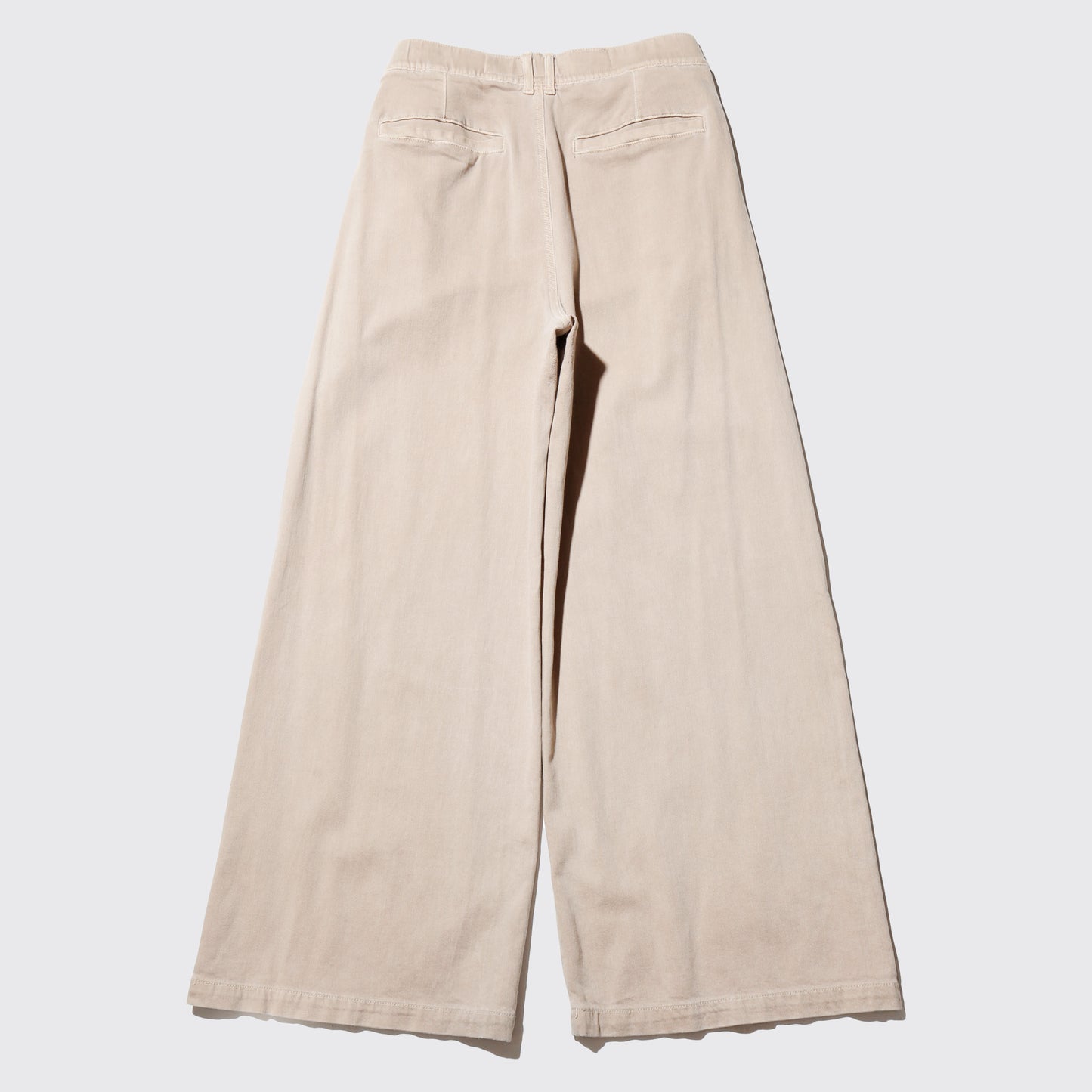 vintage tucked super wide cotton trousers