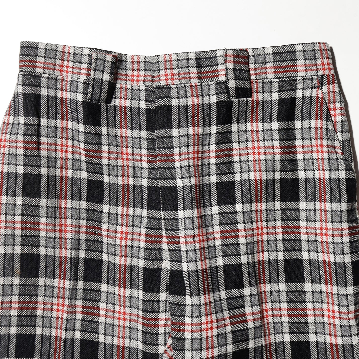 vintage 70's check flare slacks