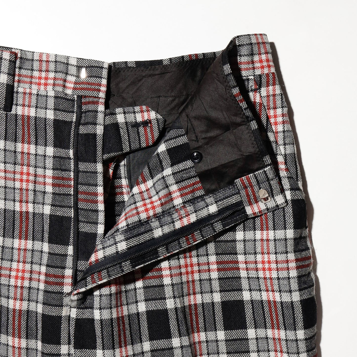 vintage 70's check flare slacks