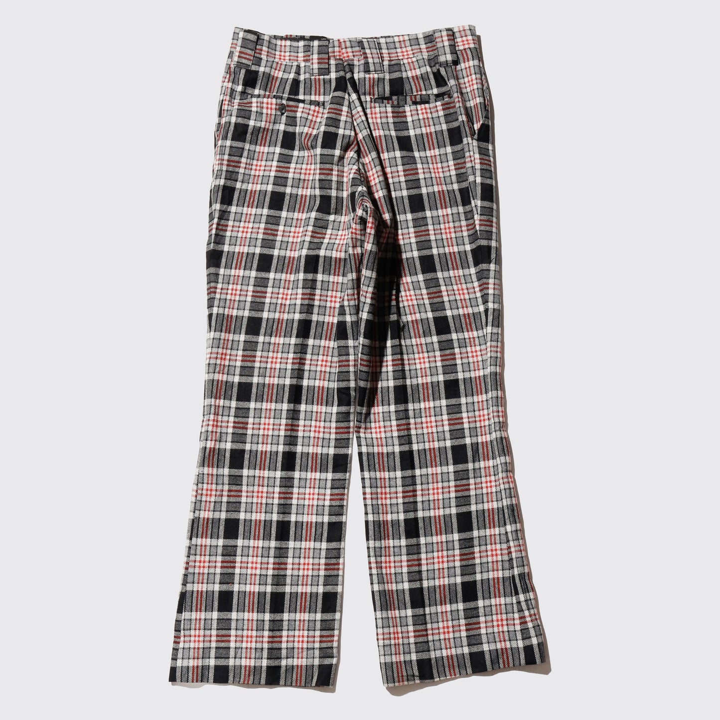 vintage 70's check flare slacks