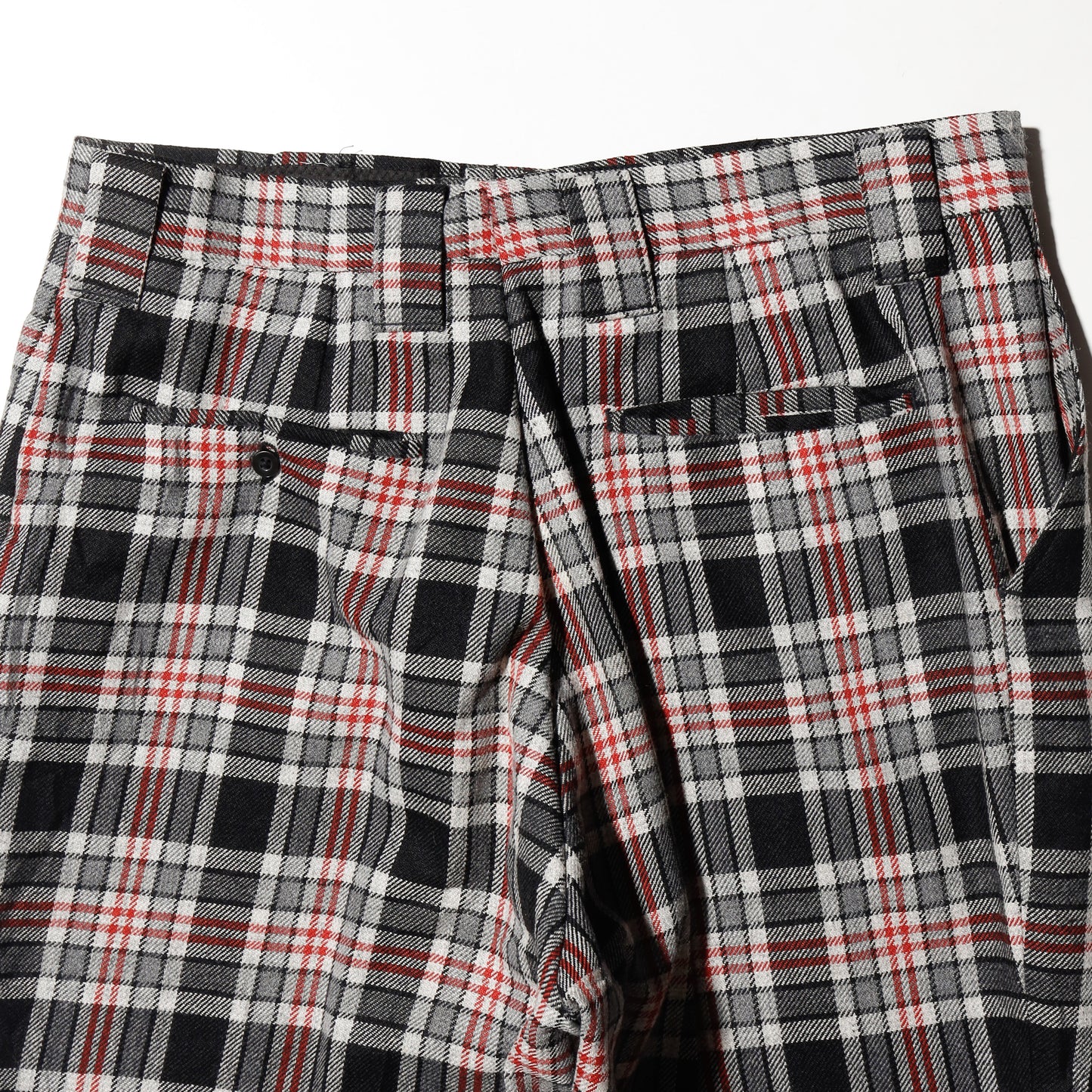 vintage 70's check flare slacks