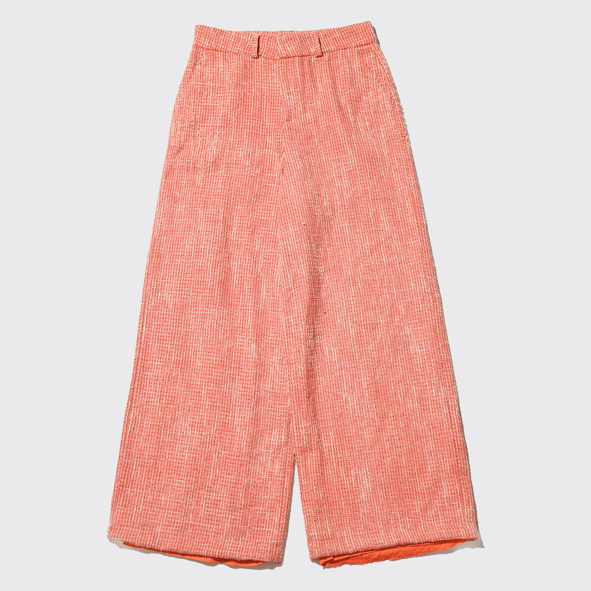 vintage salmon tweed jumbo slacks