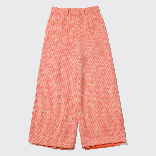 vintage salmon tweed jumbo slacks