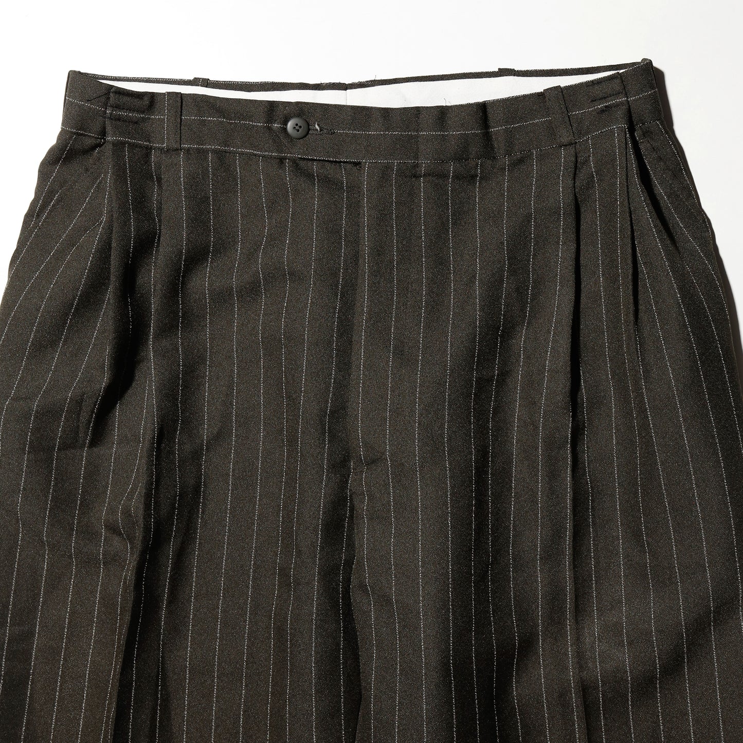 vintage tucked stripe zoot slacks