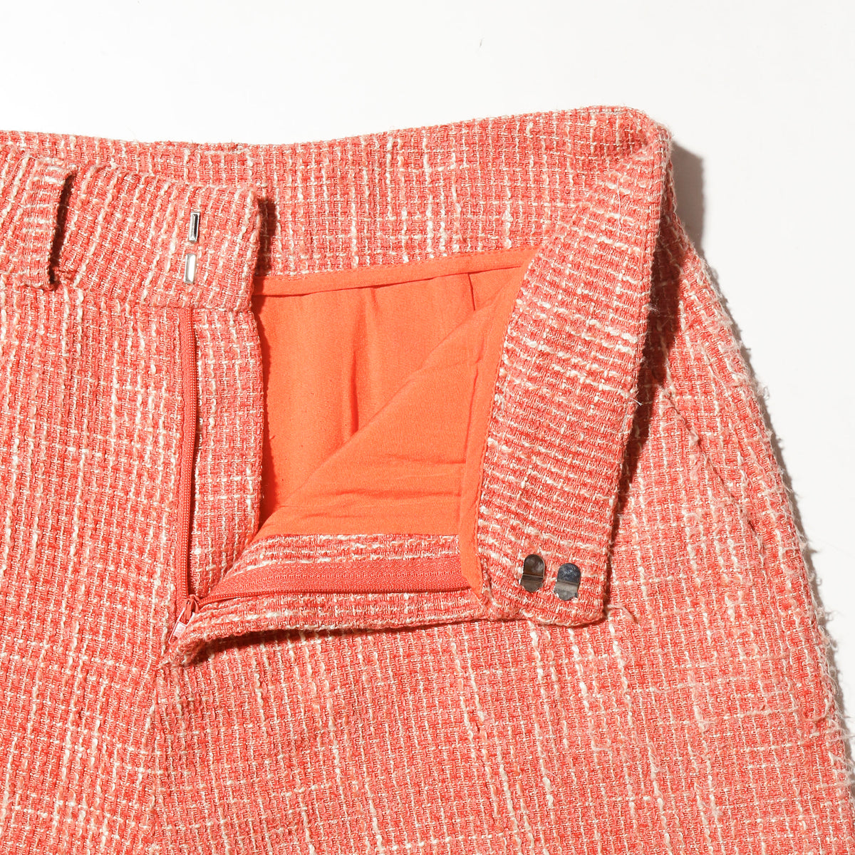 vintage salmon tweed jumbo slacks