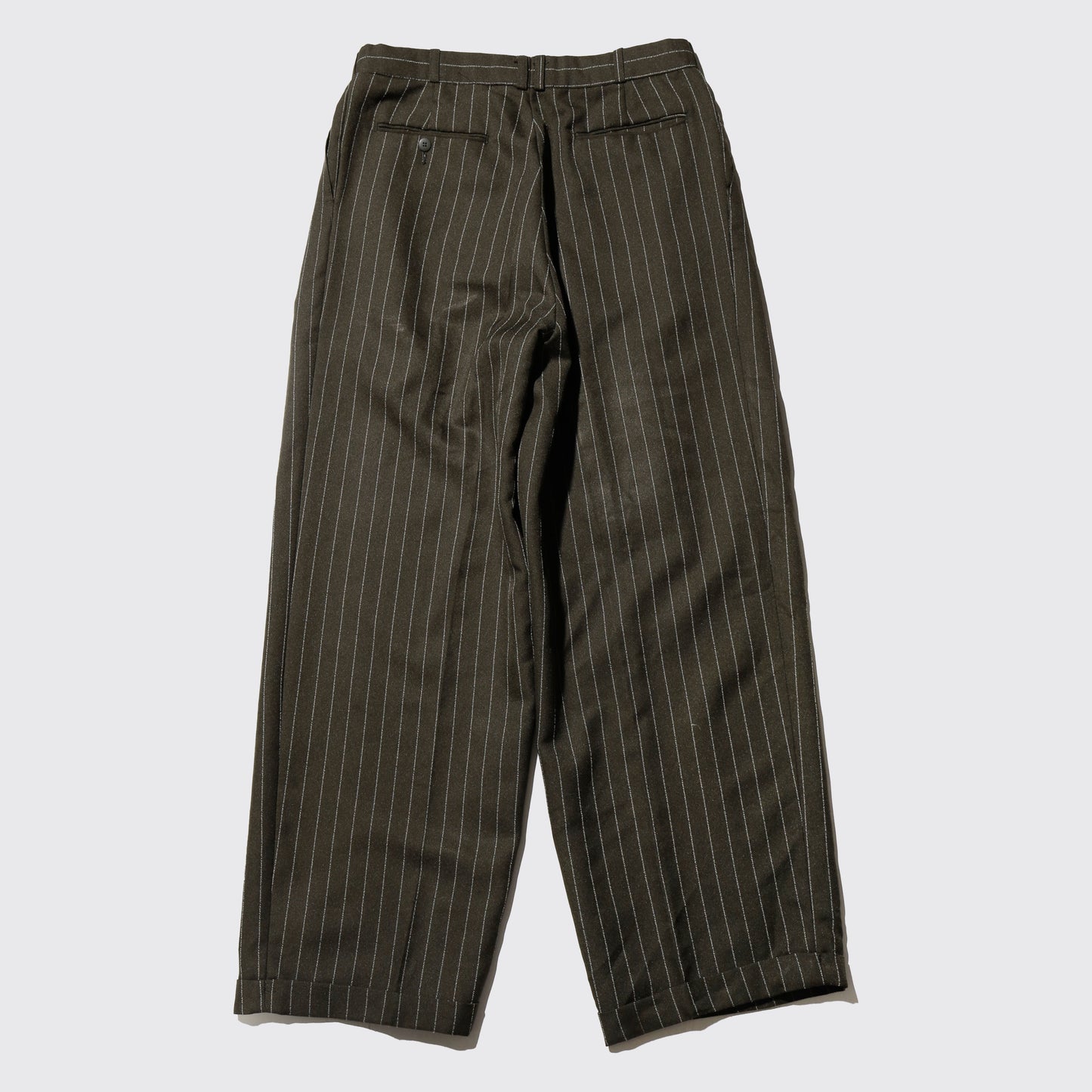 vintage tucked stripe zoot slacks