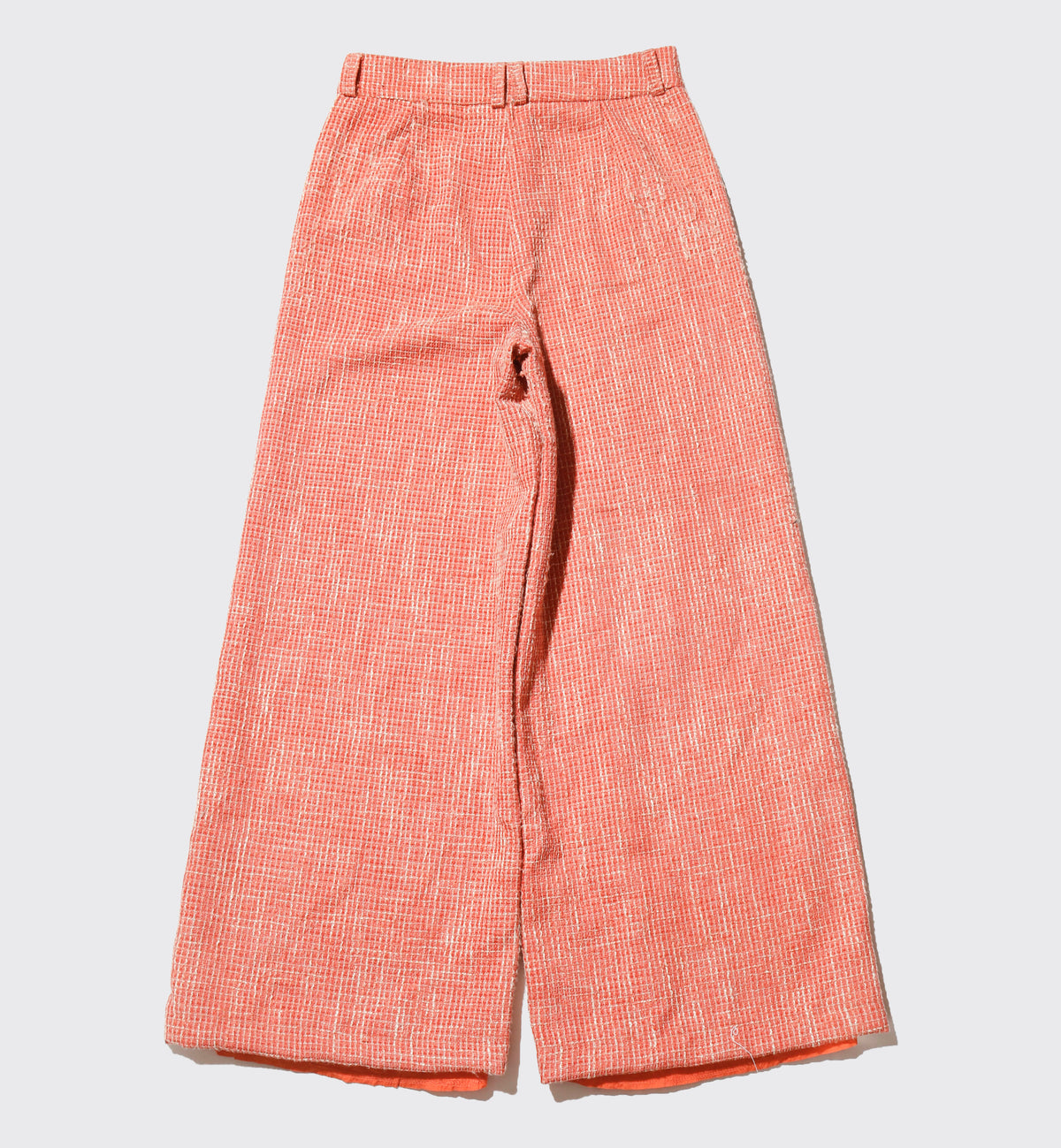 vintage salmon tweed jumbo slacks