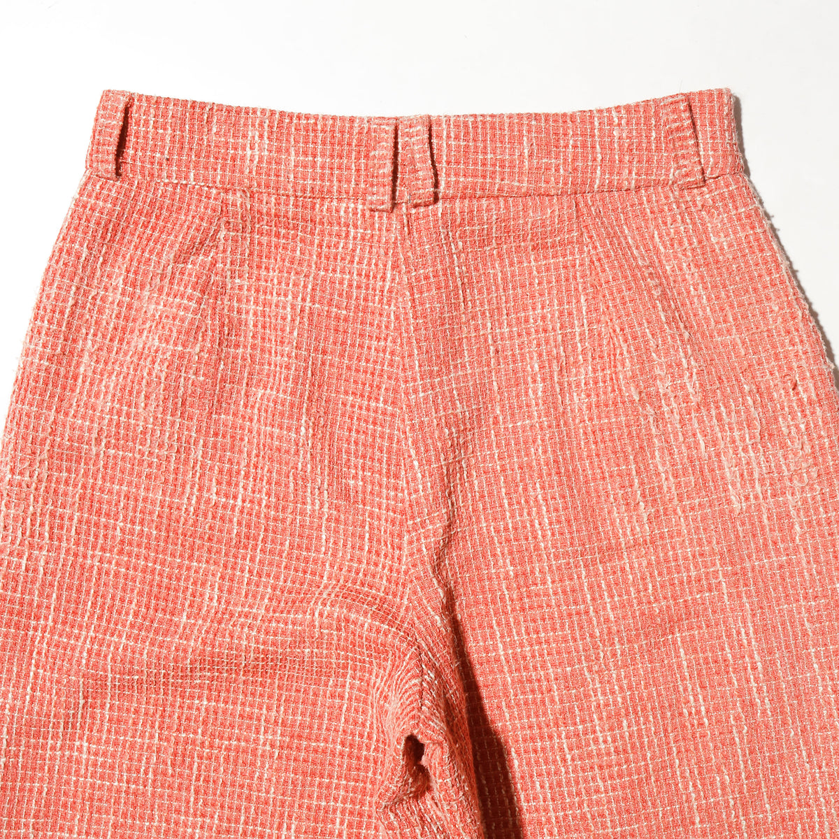 vintage salmon tweed jumbo slacks