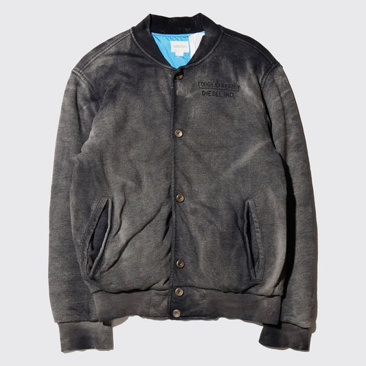 vintage 00's Diesel faded sweat bomber jacket