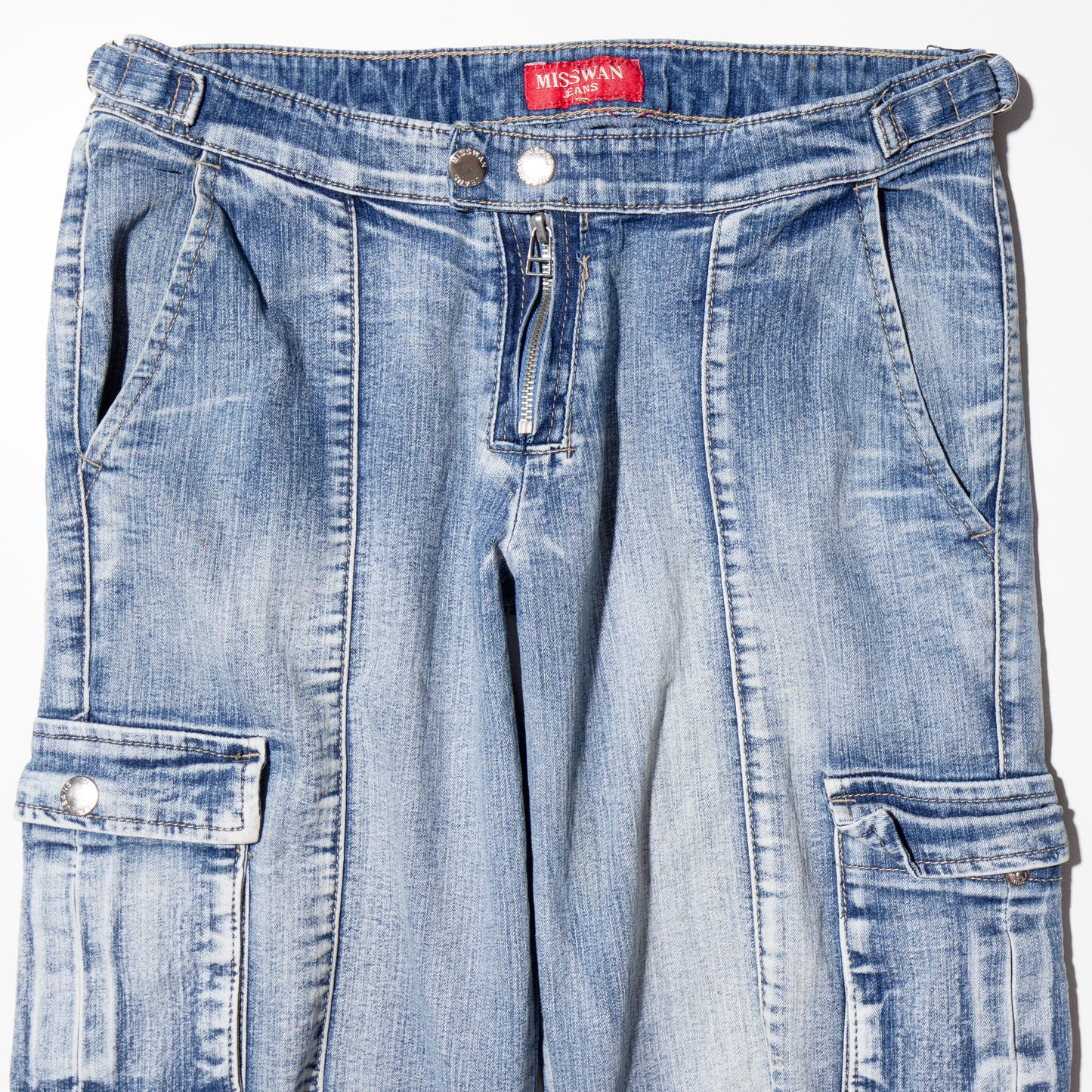 vintage low rise cargo jeans