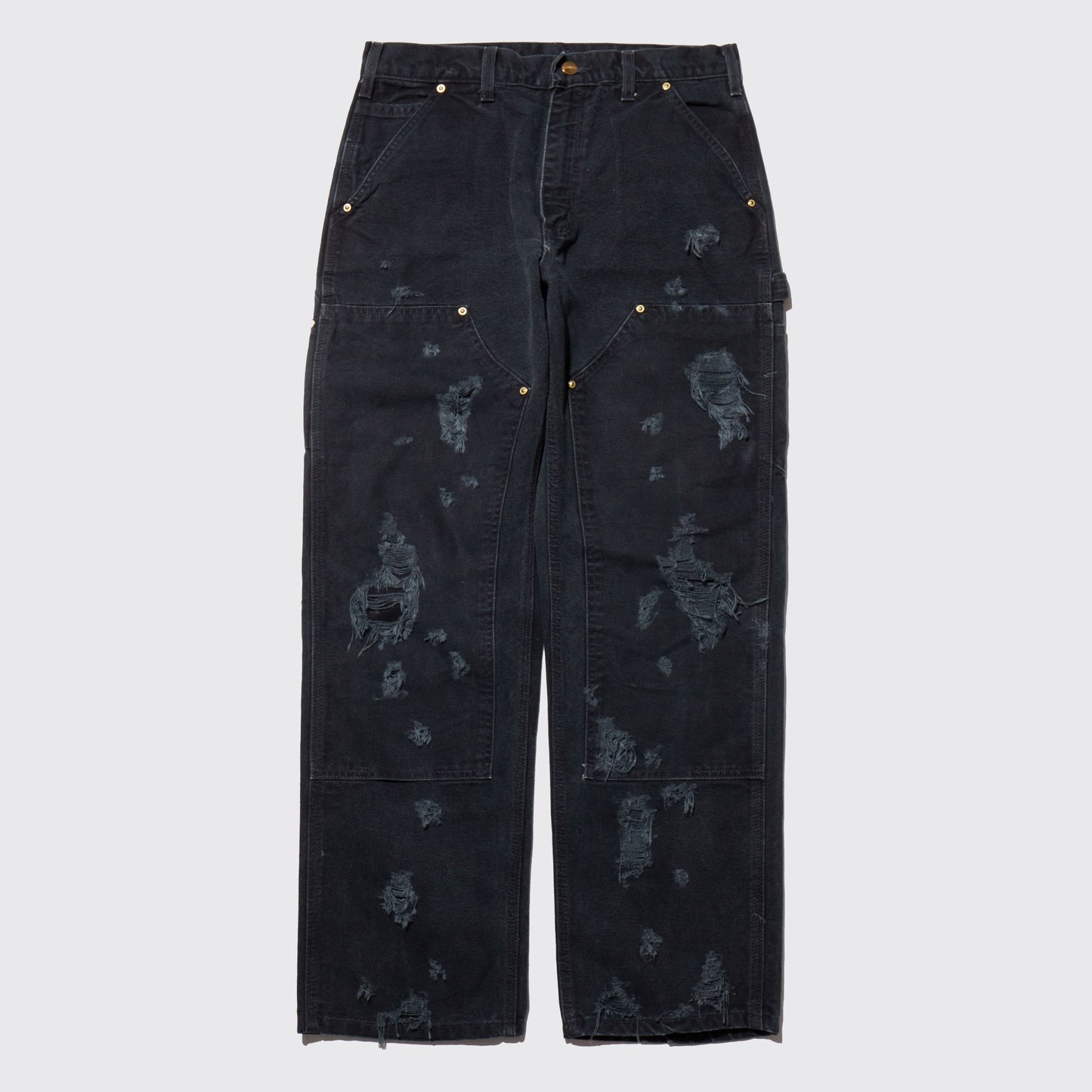 vintage carhartt broken double knee trousers