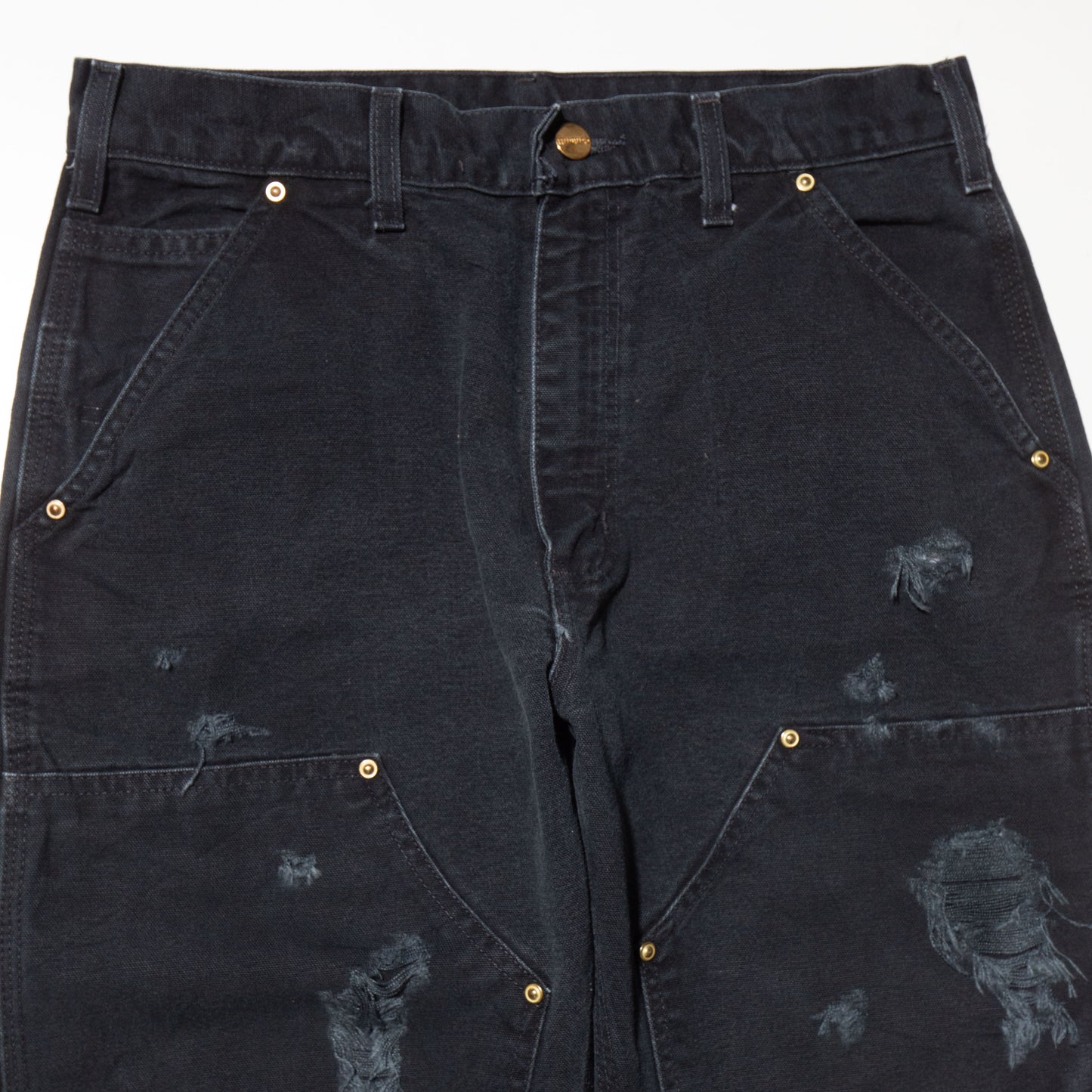 vintage carhartt broken double knee trousers