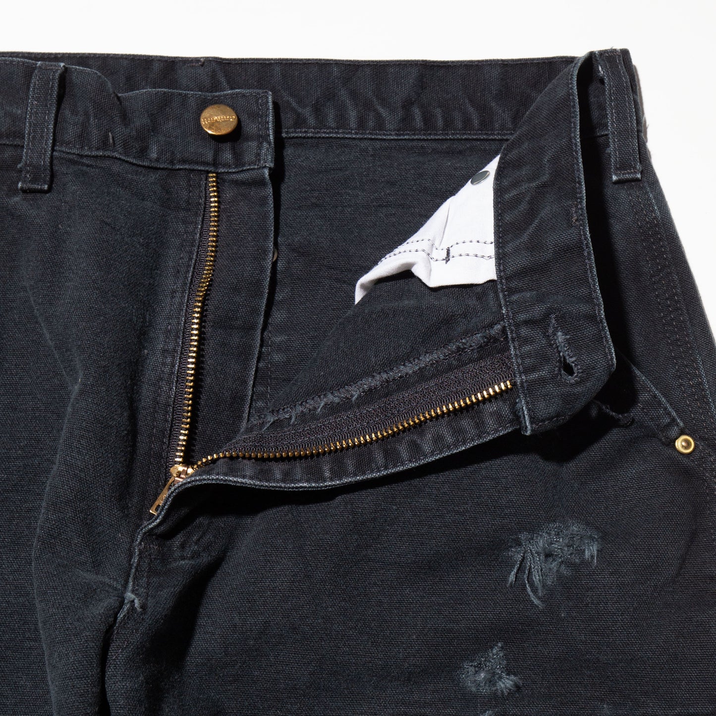 vintage carhartt broken double knee trousers