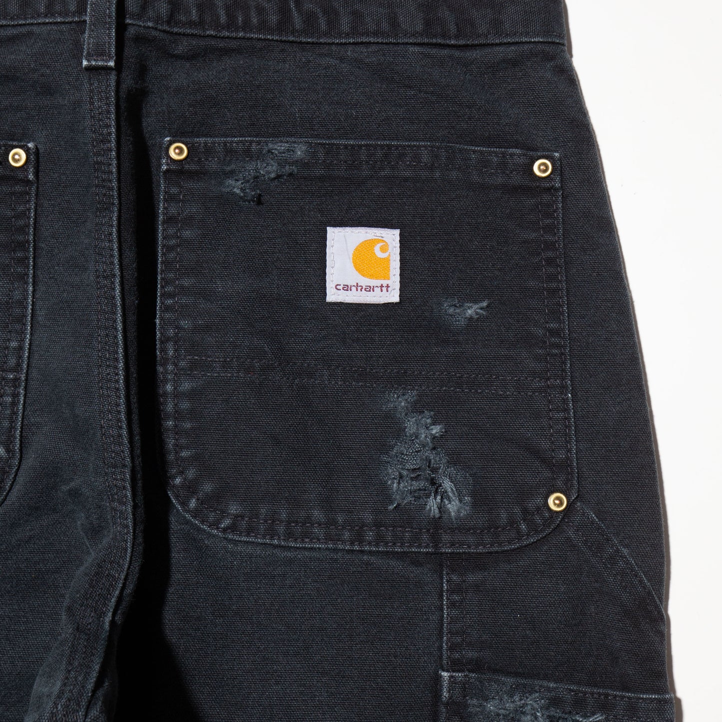 vintage carhartt broken double knee trousers